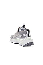 Salomon Odyssey Elmt Advanced Clear in Glacier Gray, Ghost Gray, & Aloe Wash, view 3, click to view large image.