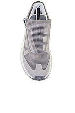 Salomon Odyssey Elmt Advanced Clear in Glacier Gray, Ghost Gray, & Aloe Wash, view 4, click to view large image.