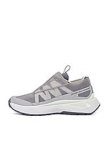 Salomon Odyssey Elmt Advanced Clear in Glacier Gray, Ghost Gray, & Aloe Wash, view 5, click to view large image.