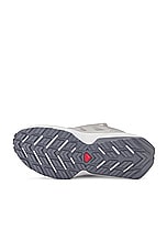 Salomon Odyssey Elmt Advanced Clear in Glacier Gray, Ghost Gray, & Aloe Wash, view 6, click to view large image.