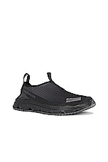 Salomon RX Moc 3.0 Suede in Black & Magnet, view 2, click to view large image.