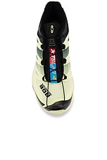 Salomon XT-4 OG in Sunny Lime, Black, & Transparent Yellow, view 4, click to view large image.