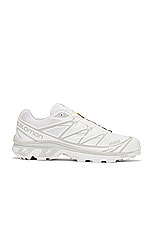 Salomon XT-6 in White, & Lunar Rock, view 1, click to view large image.