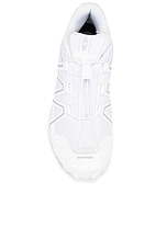 Salomon Speedcross 3 in Silver & White, view 4, click to view large image.