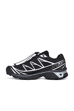 Salomon Xt-6 Gtx in Black & Silver, view 5, click to view large image.