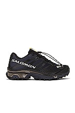 Salomon XT-4 OG Sneaker in Black, Ebony, & Silver Metal, view 1, click to view large image.