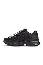 Salomon XT-4 OG Sneaker in Black, Ebony, & Silver Metal, view 5, click to view large image.