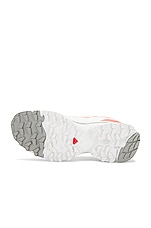 Salomon XT-4 Og Sneaker in White, Green Ash, & Coral, view 6, click to view large image.