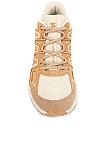 Salomon XMN-4 Suede Sneaker in Natural, Sandstorm, & Bleached Sand, view 4, click to view large image.