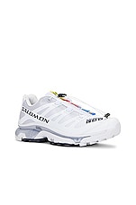 Salomon XT-4 Og Sneaker in White, Ebony, & Lunar Rock, view 2, click to view large image.