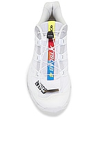 Salomon XT-4 Og Sneaker in White, Ebony, & Lunar Rock, view 4, click to view large image.