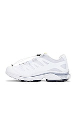 Salomon XT-4 Og Sneaker in White, Ebony, & Lunar Rock, view 5, click to view large image.