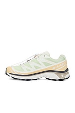 Salomon XT-6 Sneaker in Aloe Wash, Hazelnut, & Feather Gray, view 5, click to view large image.