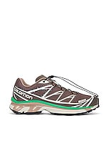 Salomon Xt-6 Mindful 2 Sneaker in Falcon, Almond Milk, & Bright Green, view 1, click to view large image.