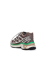 Salomon Xt-6 Mindful 2 Sneaker in Falcon, Almond Milk, & Bright Green, view 3, click to view large image.