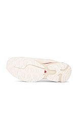 Salomon Xt-6 Sneaker in Almond Milk, Bleached Sand, & Aurora Red, view 6, click to view large image.