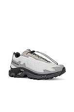 Salomon XT-Slate Advanced Sneaker in Metal, Gray Flannel, & Cameo Green, view 2, click to view large image.