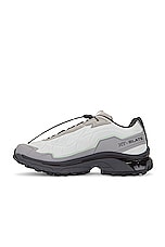 Salomon XT-Slate Advanced Sneaker in Metal, Gray Flannel, & Cameo Green, view 5, click to view large image.