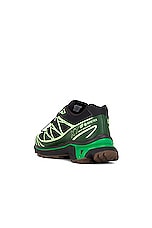 Salomon XT-6 GTX Sneaker in Black, Eden, & Green Ash, view 3, click to view large image.