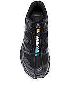 Salomon XT-6 Sneaker in Black & Phantom, view 4, click to view large image.