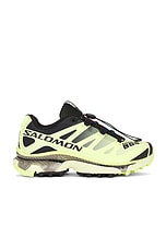 Salomon XT-4 OG Sneaker in Sunny Lime, Black, & Transparent Yellow, view 1, click to view large image.