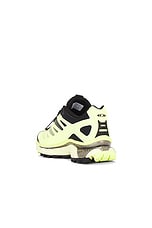 Salomon XT-4 OG Sneaker in Sunny Lime, Black, & Transparent Yellow, view 3, click to view large image.