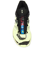 Salomon XT-4 OG Sneaker in Sunny Lime, Black, & Transparent Yellow, view 4, click to view large image.