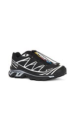 Salomon XT-6 GTX Sneaker in Black & Silver, view 2, click to view large image.
