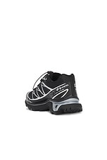 Salomon XT-6 GTX Sneaker in Black & Silver, view 3, click to view large image.
