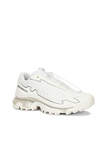Salomon XT-SLATE Sneaker in Vanilla, White, & Silver, view 2, click to view large image.