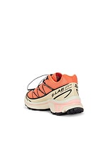 Salomon XT-6 Sneaker in Living Coral, Black, & Cement, view 3, click to view large image.