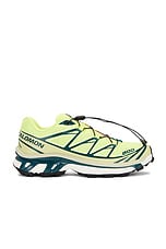 Salomon XT-6 Sneaker in Sunny Lime, Souther Moss, & Atlantic Deep, view 1, click to view large image.
