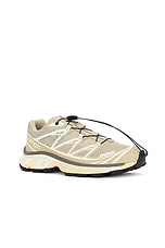 Salomon XT-6 Mindful 3 Sneaker in White Pepper, Yellow, & Falcon, view 2, click to view large image.