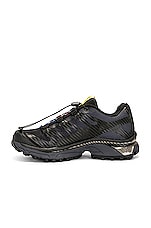 Salomon XT-4 Og Sneakers in Black, Ebony, & Silver Metallic, view 5, click to view large image.
