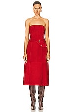 Saks Potts Ira Dress in Red, view 1, click to view large image.