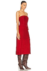 Saks Potts Ira Dress in Red, view 2, click to view large image.