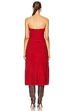 Saks Potts Ira Dress in Red, view 4, click to view large image.