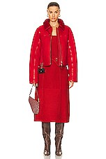 Saks Potts Ira Dress in Red, view 5, click to view large image.