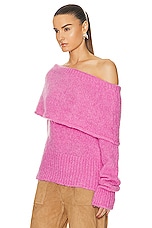 Saks Potts Skylar Jumper in Fuchsia Pink, view 3, click to view large image.