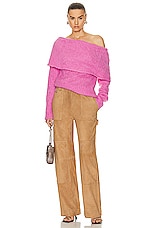 Saks Potts Skylar Jumper in Fuchsia Pink, view 5, click to view large image.