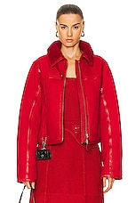 Saks Potts Cosmo Jacket in Red, view 1, click to view large image.