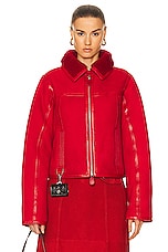 Saks Potts Cosmo Jacket in Red, view 2, click to view large image.