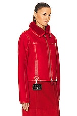 Saks Potts Cosmo Jacket in Red, view 3, click to view large image.