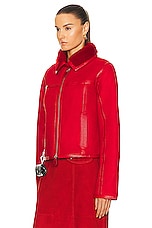 Saks Potts Cosmo Jacket in Red, view 4, click to view large image.