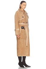 Saks Potts Alexa Coat in Tan, view 3, click to view large image.