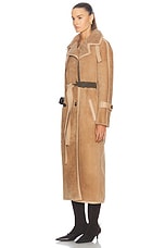 Saks Potts Alexa Coat in Tan, view 4, click to view large image.