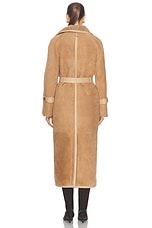 Saks Potts Alexa Coat in Tan, view 5, click to view large image.