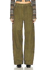 Saks Potts Rose Pant in Moss, view 1, click to view large image.