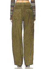 Saks Potts Rose Pant in Moss, view 3, click to view large image.