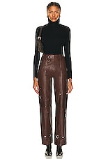 Saks Potts Bonnie Pant in Chestnut, view 4, click to view large image.